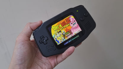 Extra Mods And IPS Backlit LCD GBA Mod Nintendo GameBoy Advance All Black