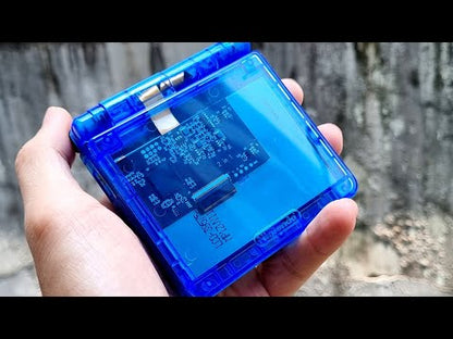 Backlit IPS GBAsp Mod Nintendo GameBoy Advance SP Mirror Clear Royal Blue