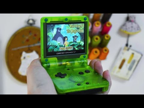 Backlit IPS GBAsp Mod Nintendo GameBoy Advance Clear Green Gameboy_Station Backlit IPS GBAsp Mod Nintendo GameBoy Advance Clear Green Gameboy_Station
