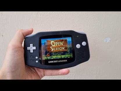 Extra Mods And IPS Backlit LCD GBA Mod Nintendo GameBoy Advance Black Shell Gray Buttons