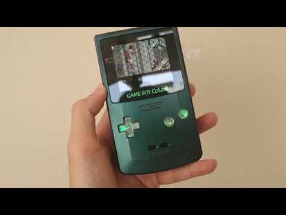 Retro Pixel IPS Q5 Game Boy Color Nintendo GBC Plus Extra Mods Chameleon Shell and Cool Opal Buttons