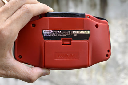 Extra Mods IPS Backlit LCD GBA Nintendo Game Boy Advance Watermelon Red