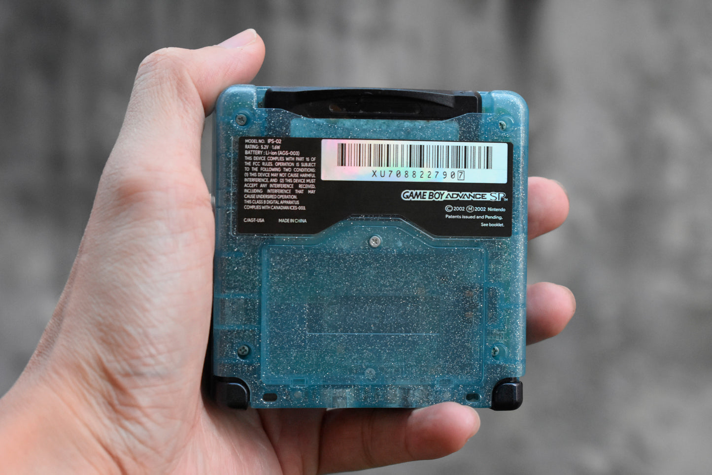 Backlit IPS GBAsp Mod Nintendo GameBoy Advance SP The Crystal