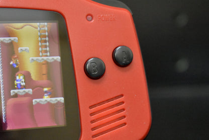 Extra Mods IPS Backlit LCD GBA Nintendo Game Boy Advance Watermelon Red