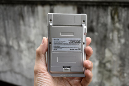 Game Boy Pocket IPS OSD Mod Nintendo GBP Plus Extra Mods Silver