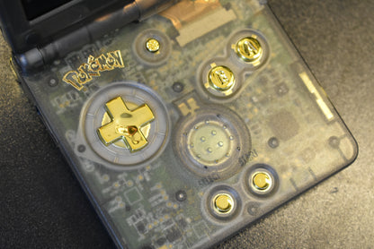Backlit IPS GBAsp Mod Nintendo GameBoy Advance SP Pokemon Edition