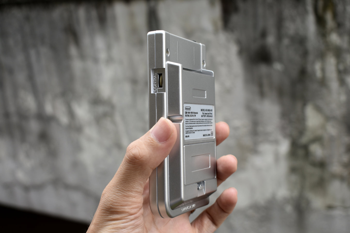 Game Boy Pocket IPS OSD Mod Nintendo GBP Plus Extra Mods Silver