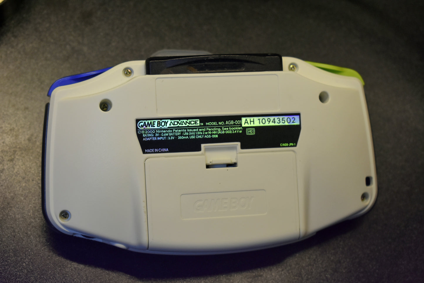 Extra Mods IPS Backlit LCD GBA Nintendo Game Boy Advance Pokemon New York Center White