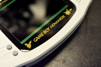 Extra Mods IPS Backlit LCD GBA Nintendo Game Boy Advance Pokemon New York Center White