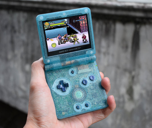 Backlit IPS GBAsp Mod Nintendo GameBoy Advance SP The Crystal