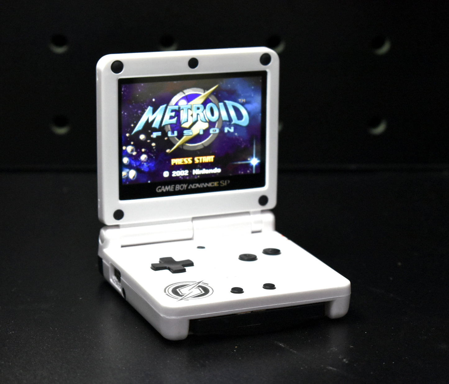 Backlit IPS GBAsp Mod Nintendo GameBoy Advance SP Metroid Fusion