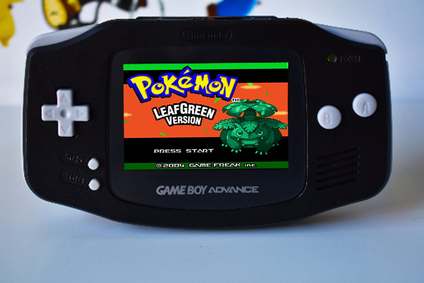 Extra Mods And IPS Backlit LCD GBA Mod Nintendo GameBoy Advance Black Shell Gray Buttons