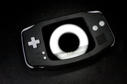 Extra Mods And IPS Backlit LCD GBA Mod Nintendo GameBoy Advance Black Shell Gray Buttons