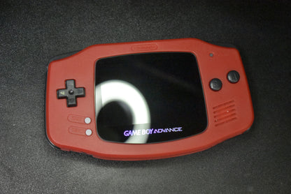 Extra Mods IPS Backlit LCD GBA Nintendo Game Boy Advance Watermelon Red