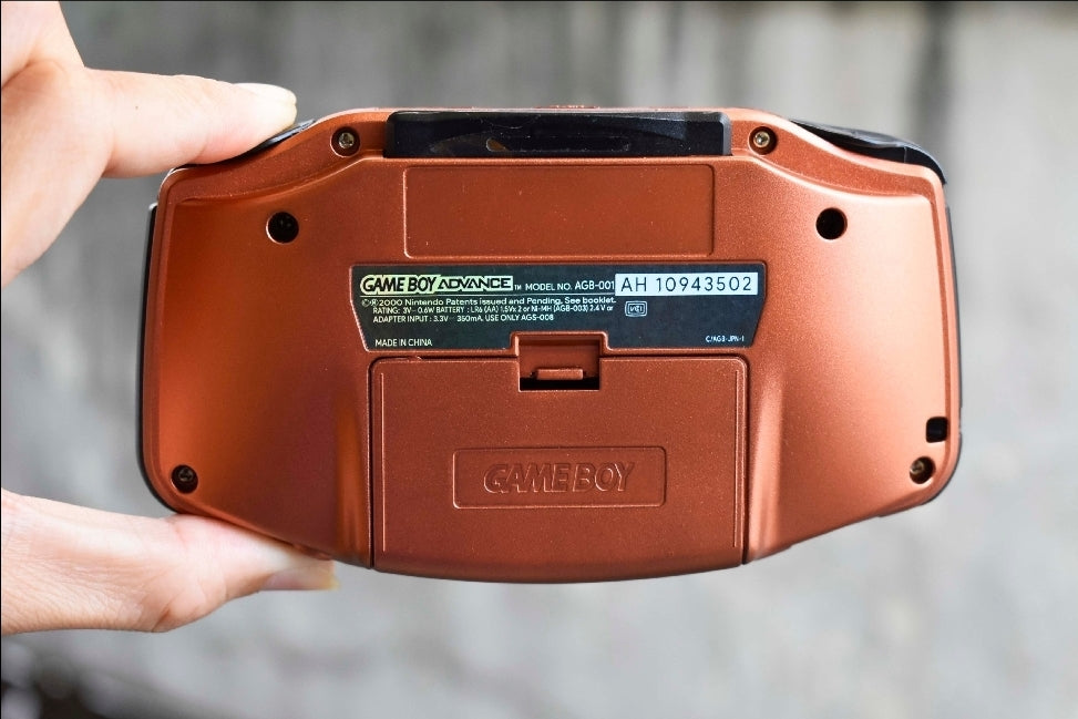 Extra Mods And IPS Backlit LCD GBA Mod Nintendo GameBoy Advance Charmander Edition