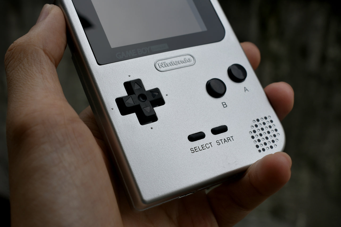 Game Boy Pocket IPS OSD Mod Nintendo GBP Plus Extra Mods Silver