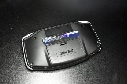 Extra Mods And IPS Backlit LCD GBA Mod Nintendo GameBoy Advance Black Shell Gray Buttons