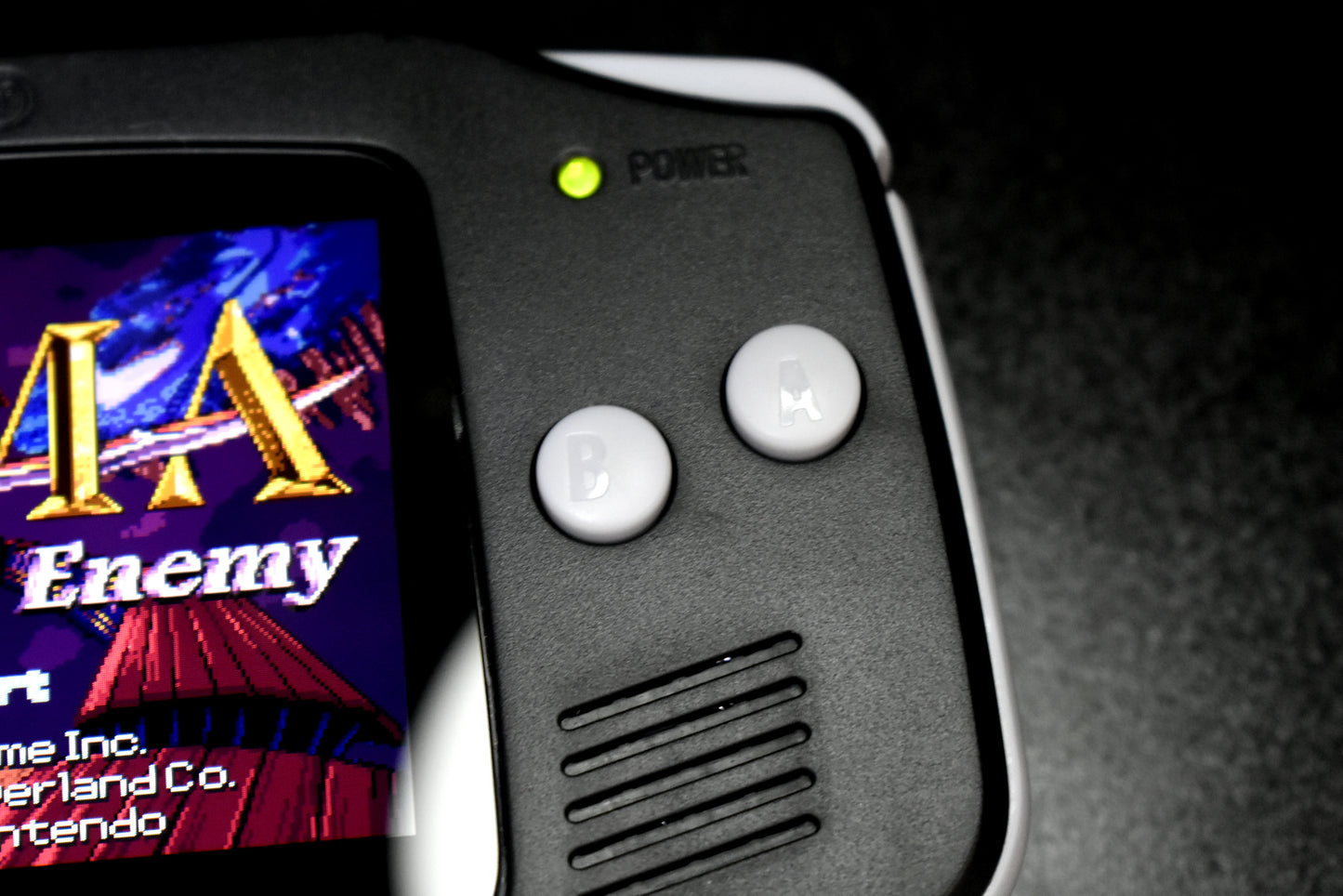 Extra Mods And IPS Backlit LCD GBA Mod Nintendo GameBoy Advance Black Shell Gray Buttons